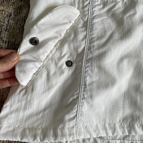Eddie Bauer Womens First Ascent Travex Nylon Jacket Size XS Full Zip White Logo - Picture 9 of 16